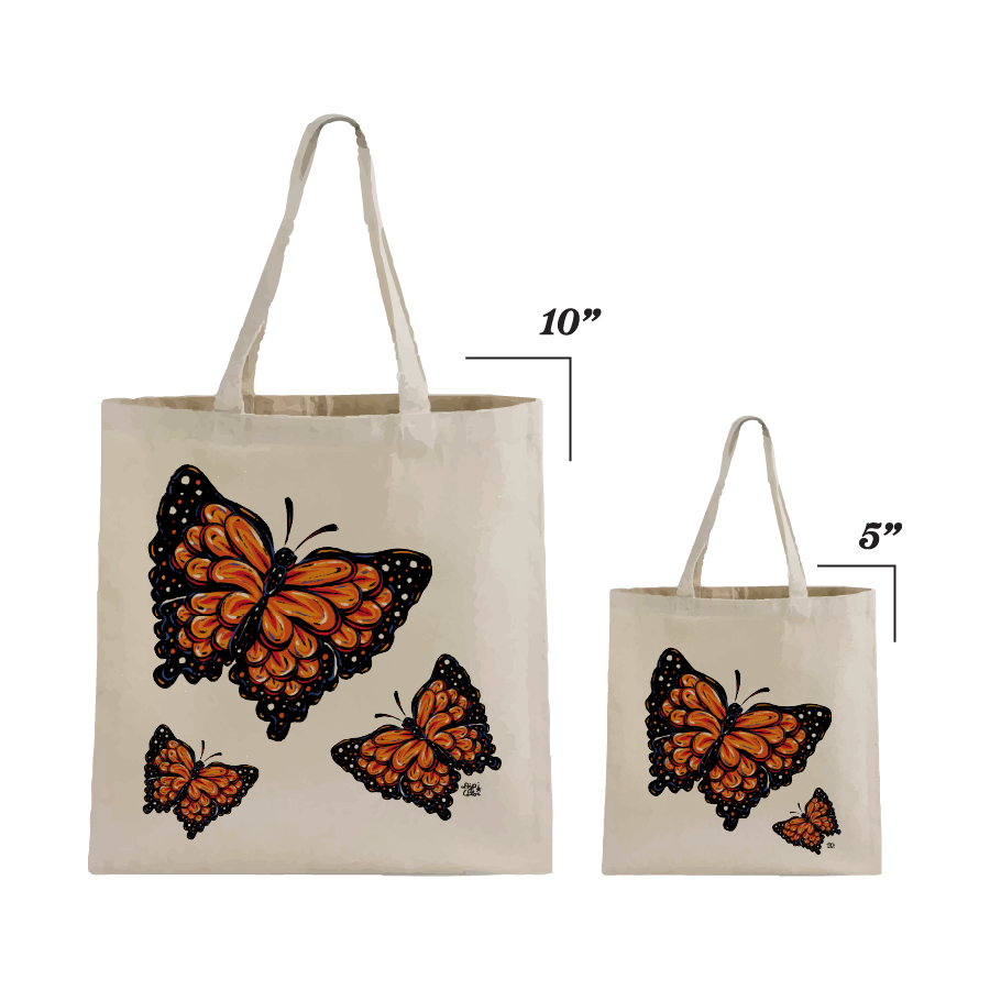 'Warm Flutter' Tote Bag